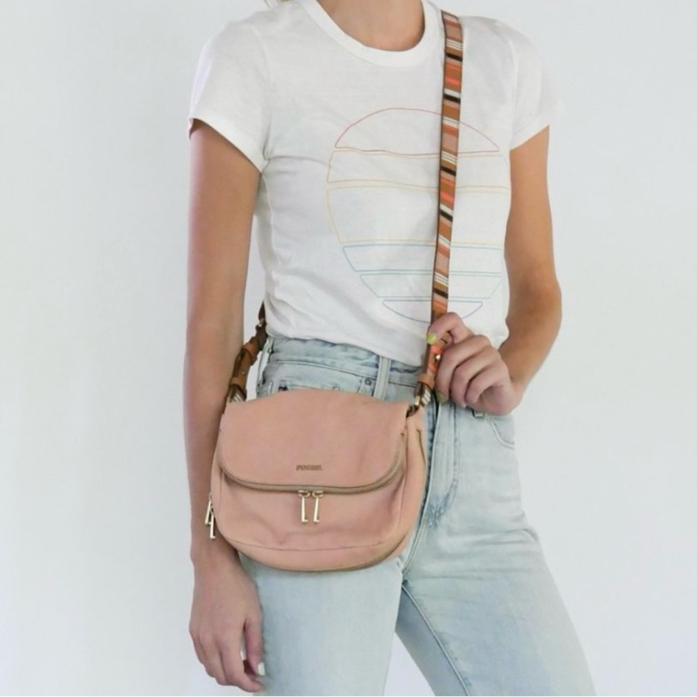 Euc Fossil | Preston Flap Expandable Crossbody | … - image 8